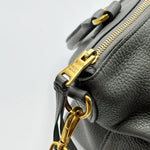 Load image into Gallery viewer, Prada Vitello Daino Leather Two Way Tote Bag Grey (Pre-owned)
