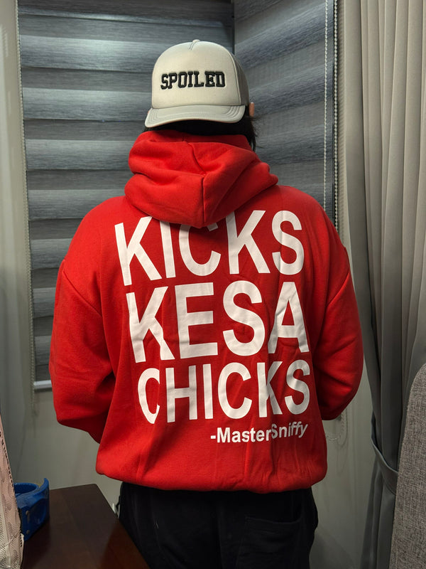 Kicks Kesa Chicks Master Sniffy Hoodie Red