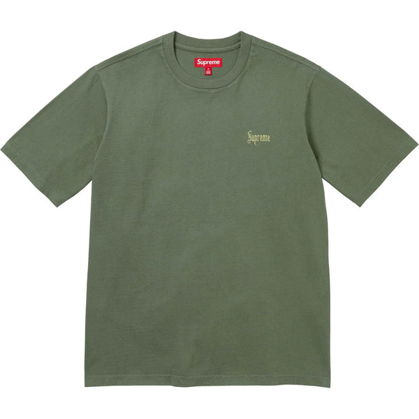 Supreme Washed Script S/S Top (FW23) Olive