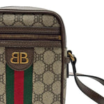 Load image into Gallery viewer, Gucci x Balenciaga BB Supreme Monogram Web Mini Ophidia Messenger Beige New Acero (Like new) 6X9HQGC
