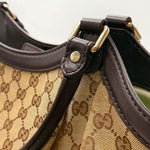 Load image into Gallery viewer, Gucci Beige/Ebony GG Canvas Large Sukey Bag (Pre-owned) GXJ4WCM
