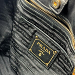 Load image into Gallery viewer, Prada Black Gaufre Tessuto Nylon Shopping Tote Bag (Pre-owned) 87X8449
