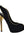 Louis Vuitton Slingback Heels in Black Suede With Gold Leather Trim And Metallic Gold Heel