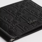 Load image into Gallery viewer, Dior Wallet with Money Clip Black Dior Gravity Leather (Bnew)
