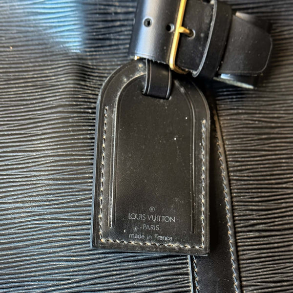 Louis Vuitton Keepall 55 Epi Leather Bag Black (Pre-owned) QV6D9XX
