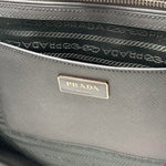 Load image into Gallery viewer, Prada 2015-2026 Medium Bicolor Saffiano Lux Galleria Satchel Grey (Like new) 8D976YD
