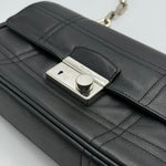 Load image into Gallery viewer, Prada Women’s Black Leather Shoulder Bag (Pre-owned) QBJGWRK
