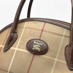 Load image into Gallery viewer, Burberry Vintage Brown Plaid Tote Bag (Pre-owned)
