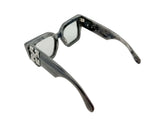 Load image into Gallery viewer, OFF-WHITE Catalina Rectangular Frame Sunglasses Light Grey/Light Grey/White (Pre-owned)
