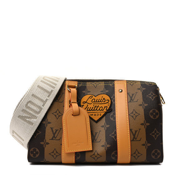 Louis Vuitton x Nigo Reverse Monogram Stripes City Bandouliere Brown