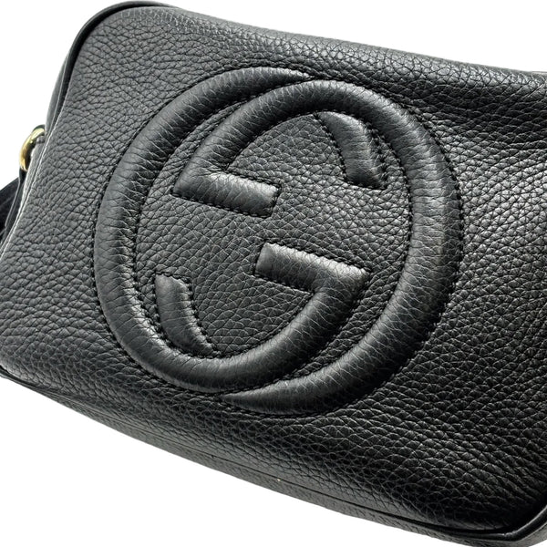Gucci Soho Disco Leather Mini Black (Pre-owned) 6TMJCRV