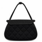 Load image into Gallery viewer, Chanel Matelasse 2.55 Cotton Handbag Black (Pre-owned) 73V2CD3

