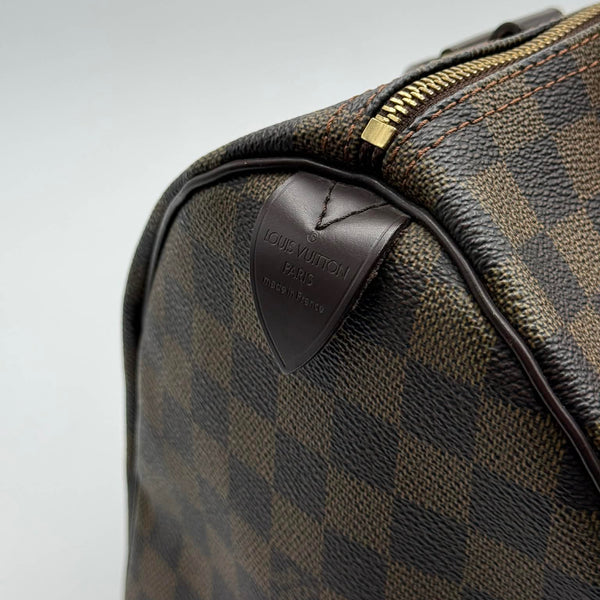Louis Vuitton Speedy 30 handbag Damier Ebene Canvas (Like new) 3JB3VYC