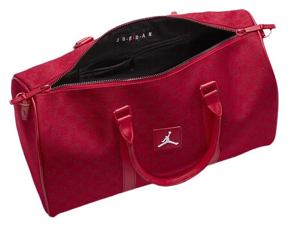Jordan Monogram Duffle Bag Red – shoegamemanila
