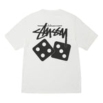 Load image into Gallery viewer, Stussy Dice pigment-dyed T-shirt White
