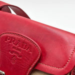 Load image into Gallery viewer, Prada Canapa Grezza Shoulder Bag (Pre-owned) 798B4X2
