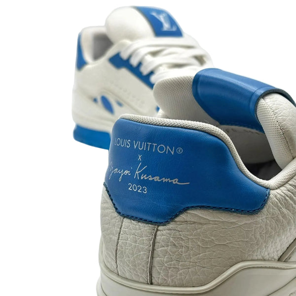 Louis Vuitton x Yayoi Kusama Trainer White Blue (Pre-owned)