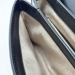 Load image into Gallery viewer, Gucci Interlocking G Shoulder Bag in Black Grained Leather (Like new) 3J4T628
