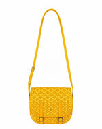 Load image into Gallery viewer, Goyard Goyardine Belvedere PM Shoulder Bag Yellow (Pre-Owned)
