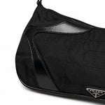 Load image into Gallery viewer, Prada Black Nylon Quilted Shoulder Bag (Pre-owned) YHJT39X
