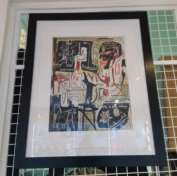 Jean‐Michel Basquiat Melting Point of Ice (Framed)