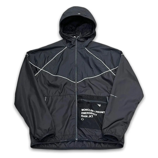 Moncler Genius 7 Fragment Hunor Nylon Hooded Jacket Black (Like new)