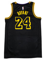 Load image into Gallery viewer, Nike Los Angeles Lakers Kobe Bryant Black Mamba City Edition Swingman JerseyBlack/Gold
