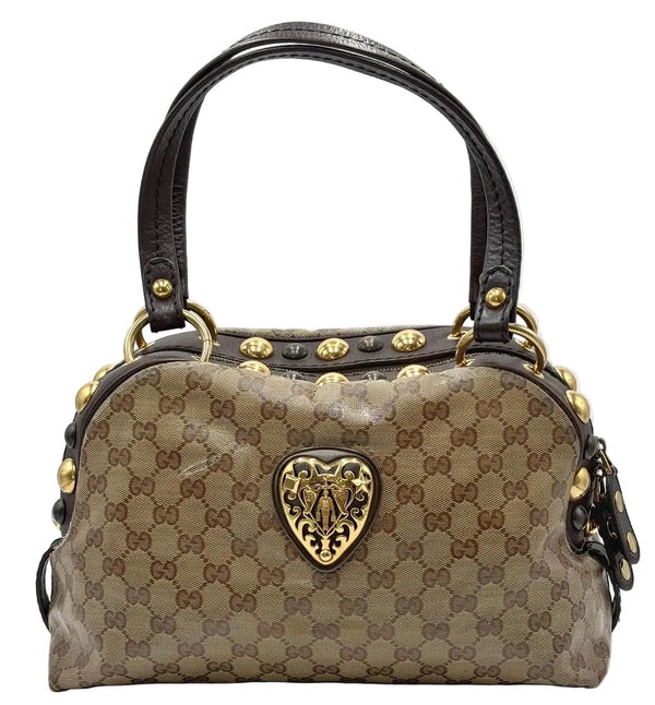 Gucci Babouska Crystal GG Crest Dome Bag (Pre-owned) 74G4KYW