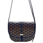 Load image into Gallery viewer, GOYARD Belvedere PM Bag Navy Blue (Like new) VK47X8B
