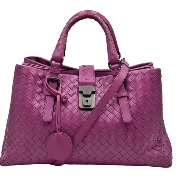Bottega Veneta  Small Nappa Intrecciato Roma Satchel (Like new) M4TGWXH