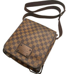 Load image into Gallery viewer, Louis Vuitton Damier Canvas Brooklyn PM Messenger Bag (Like new) JG7JYDR
