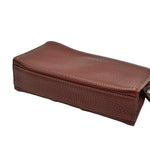 Load image into Gallery viewer, Burberry Leather Shadow Horse Clutch Bag Brown (Pre-owned)
