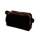 Load image into Gallery viewer, Prada Brown Velvet Top Handle Bag (Like new)
