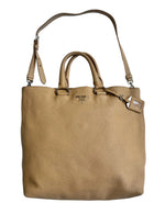 Load image into Gallery viewer, Prada Logo-lettering two-way bag Beige (Like new)
