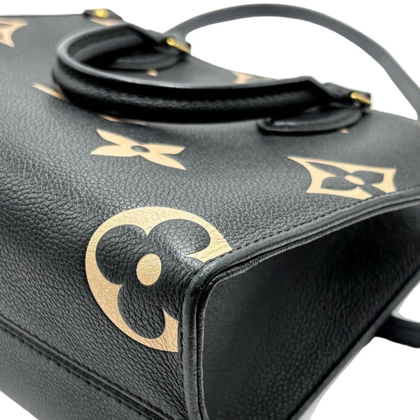 Louis Vuitton Bicolor Black/Beige Monogram Empreinte Leather OnTheGo PM (Like new) VJY2XTK