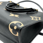 Load image into Gallery viewer, Louis Vuitton Bicolor Black/Beige Monogram Empreinte Leather OnTheGo PM (Like new) VJY2XTK
