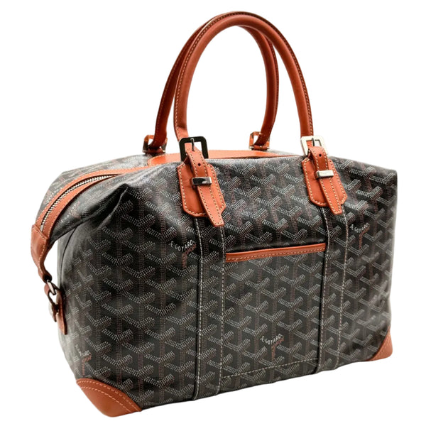Goyard Bowling 45 bag Black & Tan (Like new) 4BT6W4