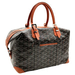 Load image into Gallery viewer, Goyard Bowling 45 bag Black &amp; Tan (Like new) 4BT6W4
