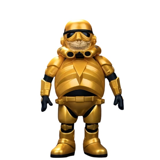 Gold Stormtrooper Police Grin by Ron English Popaganda