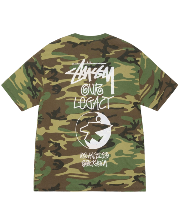 Stussy x Our Legacy Work Shop Surfman Pigment Dyed Tee Camo