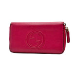 Load image into Gallery viewer, Gucci Pink Leather Soho Clutch (Pre-owned)
