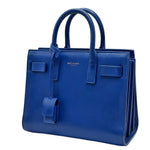 Load image into Gallery viewer, Saint Laurent Royal Blue Calfskin Leather Classic Nano Sac De Jour Bag (Pre-owned) W8B989X

