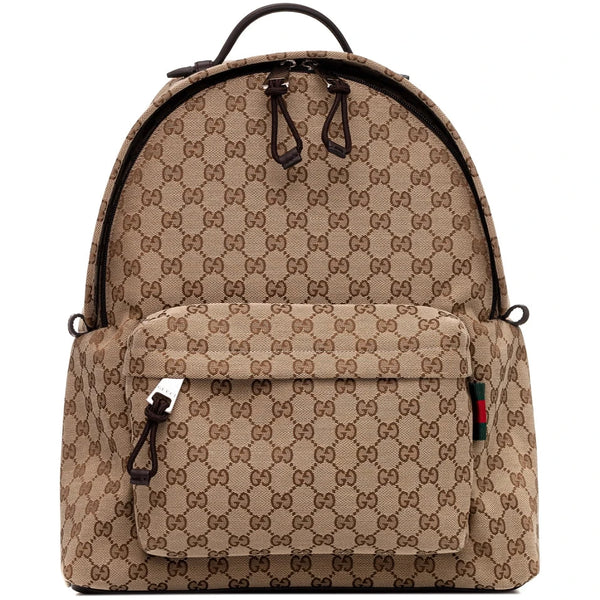Gucci GG Monogram Medium Backpack Brown (Brandnew)