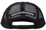 Load image into Gallery viewer, Chrome Hearts Eyechart Trucker Hat Black/White/Red

