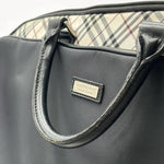 Load image into Gallery viewer, Burberry Nova Check Black Label Business Bag Nylon Black (Pre-owned)
