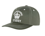 Load image into Gallery viewer, Stussy MD INT. Crown Strapback Cap Dark Olive
