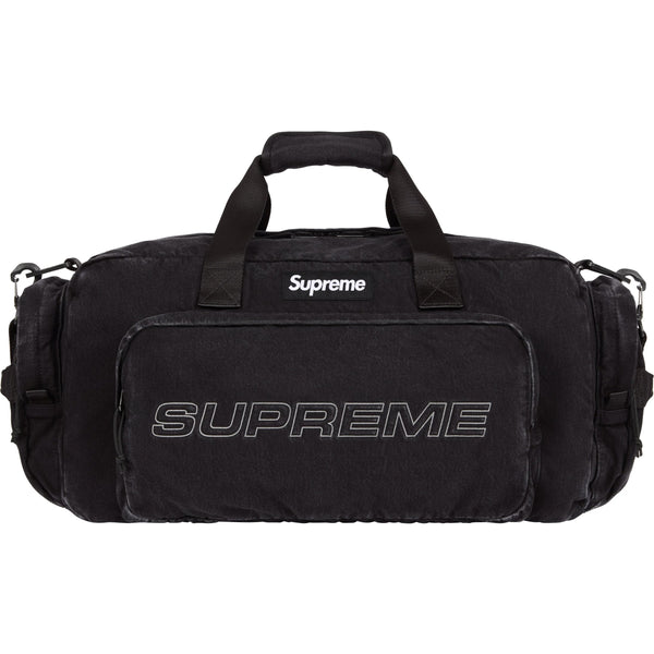 Supreme Denim Duffle Bag Black