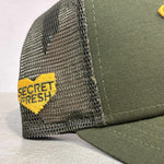 Load image into Gallery viewer, New Era 9Forty x SF "Mahal Kita" Trucker Hat Green

