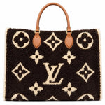 Load image into Gallery viewer, Louis Vuitton Limited Edition Monogram Fleece Teddy Onthego GM Tote Bag (Brandnew)
