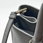 Load image into Gallery viewer, Prada 2015-2026 Medium Bicolor Saffiano Lux Galleria Satchel Grey (Like new) 8D976YD

